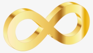 Gold Infinity Loop - Infinity Gold Png