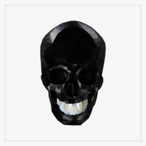 Black Skull Poly / Low Poly - Low Poly