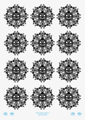 This Free Icons Png Design Of Skull Floral Black
