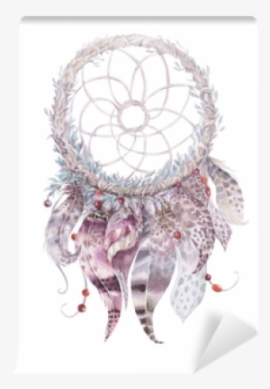 Isolated Watercolor Decoration Bohemian Dreamcatcher