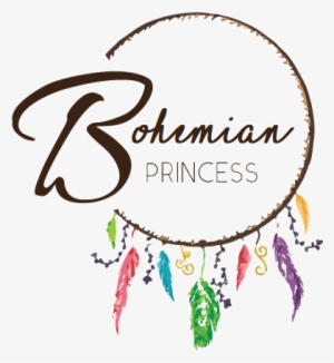 bohemian princess - boho logo design