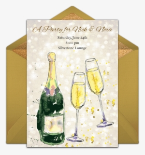 Champagne - Let's Go To The Bar Champagne Bottle Art Multi X-large