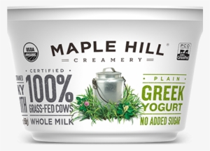 100% Grass-fed Plain Greek Yogurt - Grass Fed Greek Yogurt Maple Hill