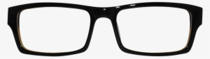 Black Frame Glasses - Hipster Style Vector