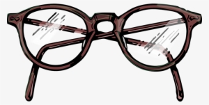 Specs Glasses Spectacles Eyes Brown Frames - Glasses Drawing