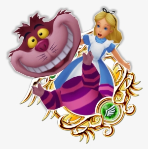 alice & cheshire cat - alice and cheshire cat medal