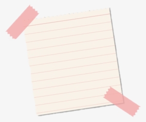 Paper Note Pink Png