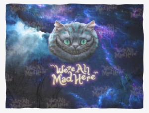 Cheshire Cat Fleece Blanket