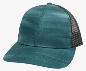 Marine Blue Brushstroke Trucker - Baseball Cap