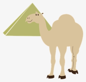 Transportation, Camel, Pyramid, Desert - Camel In Pyramids Vector