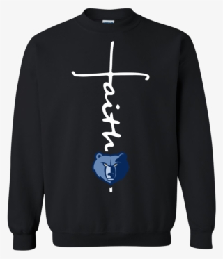 Memphis Grizzlies Basketball Faith Cross Christian - Bacon Ugly Christmas Sweater