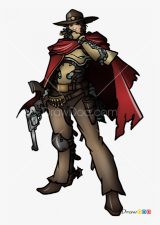 Mccree Transparent Overwatch - Cowboy Video Game Characters
