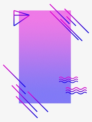 Azul Violeta Degradado Borde Texturizado Decorativo - Diagram