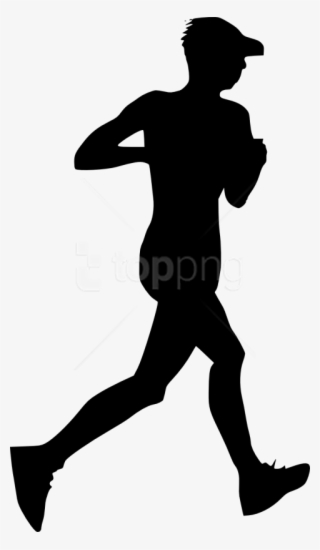Free Png Man Running Silhouette Png Images Transparent - Person Running Silhouette Png