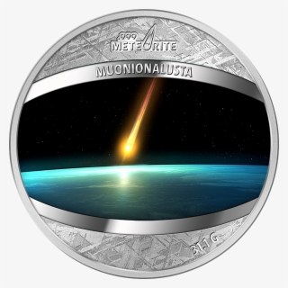 Niue 2016 1$ Muonionalusta Meteorite 1 Oz Proof Pure - Muonionalusta Meteorite Coin