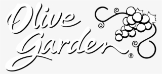 Olive Garden Logo Black And Ahite - Olive Garden