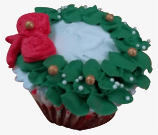 Sweet Life Christmas Wreath - Cupcake