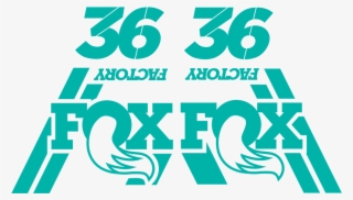 36 Float Decal Kit / Gloss Finish - Fox Factory 36 Decals