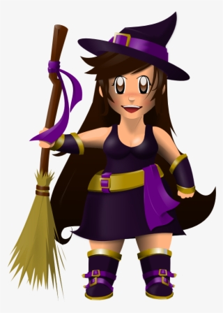 Free Witches Broom Clipart - Cartoon