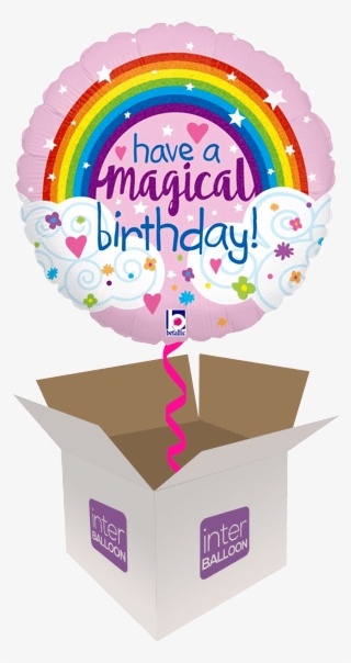 Have A Magical Glitter Rainbow Birthday - Happy Birthday Glitter