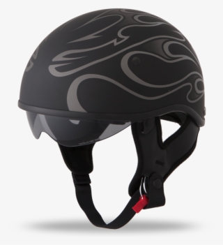 Grey Flame $79 - Motorcycle Helmet