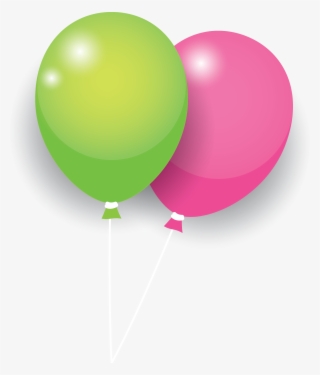 Green Pink Balloon - Sphere