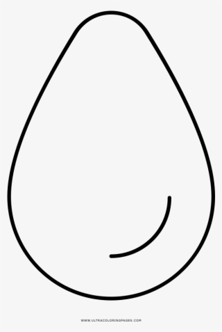 Water Drop Coloring Page - Line Art