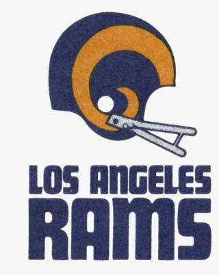 1983 Los Angeles Rams Vintage Helmet Tagged "apparel" - Poster