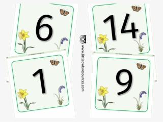 Free Spring Numbers 0-25 Printable Early Years/ey Resource/download