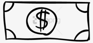 Free Png Hand Drawn Dollar Bill Png Image With Transparent - Dollar Bill Outline Transparent