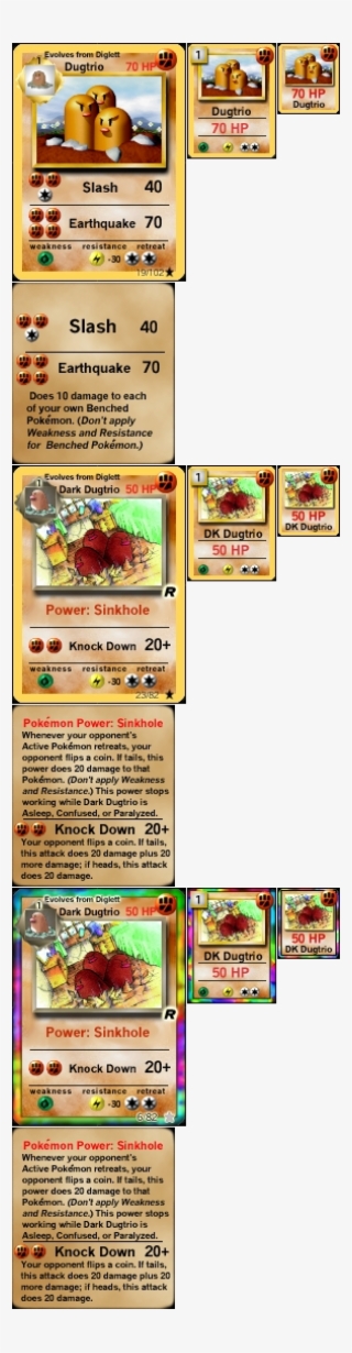 #051 Dugtrio - Pokemon Card