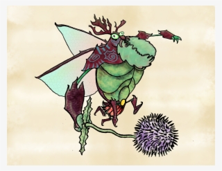 A Celtic Beetle Warrior - Illustration