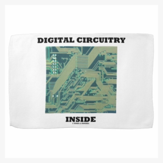 Digital Circuitry Inside Kitchen Towels - Electronic Circuit
