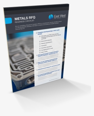 Metals Rfq Checklist - Brochure