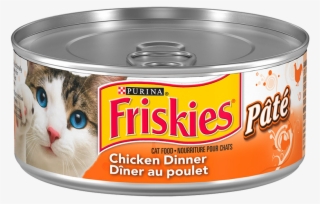 Friskies® Pate Chicken Dinner Cat Food - Friskies Shredded Salmon Canned Cat Food In Sauce