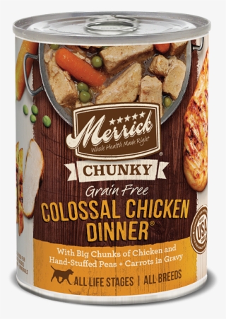 Chunky Grain Free Colossal Chicken Dinner In Gravy - Merrick