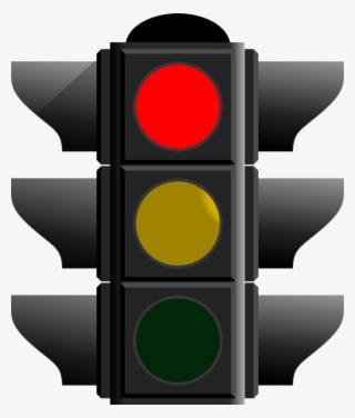 ampel signal anschlag rot gel - red light traffic light