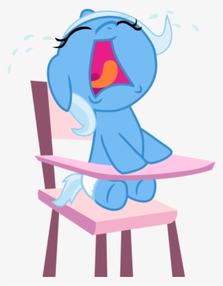 Vector Library Library Artist Mighty Pony Trixie Crying - Mlp Baby Twilight Sparkle