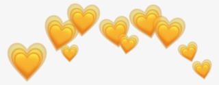 #yellow #heart#crown#emoji#lol - Heart