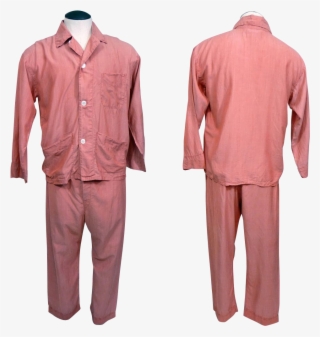 Mens Vintage 50s Silk Pajamas - Pajamas