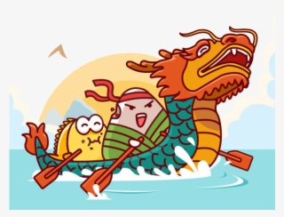Dragon Boat Festival Png Image Transparent Background - Cartoon Image Dragon Boat