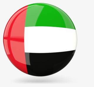 United Arab Emirates - Uae Flag Round Png