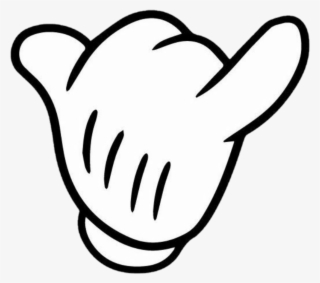 #mikymouse #mikymause #hand #call #callme #tumblr #png - Mickey Mouse Hand Signs
