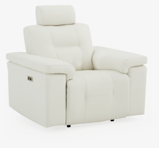 Elran Electric Recliner With Genuine Leather Seat - Sofa Bed