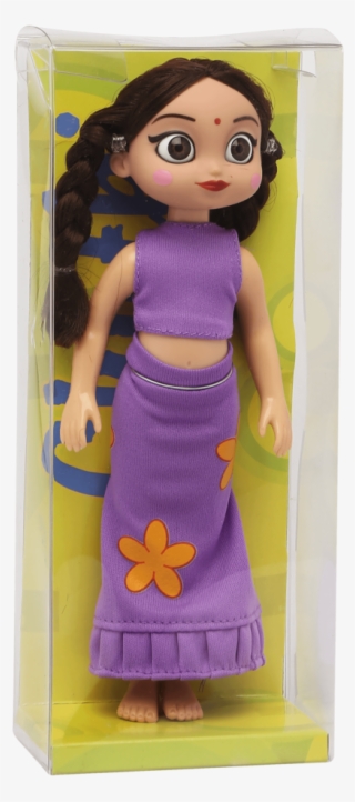 Girls Chutki Doll With Printed Outfit - Figurine