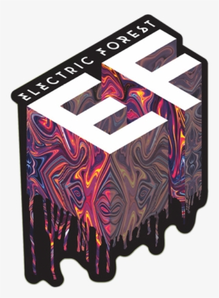 Electric Forest Acid Drip Sticker - Electric Forest Png