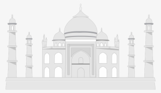 Hq Taj Mahal Png Transparent Taj Mahal Png Images Pluspng - Taj Mahal White Background