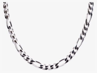 Sterling Silver Figaro Chain - Mens Cable Link Necklace