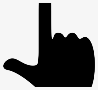 Android Clipart Hand Png - Hand Pointing Silhouette Png