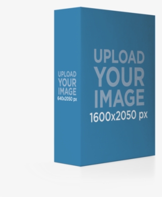 Software Box Standing Over A Transparent Backdrop Mockup - Book Cover